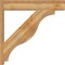 Ekena Millwork Funston Block Rough Sawn Outlooker, Western Red Cedar, 8"W x 40"D x 40"H OUT08X40X40FST05RWR - alternate 3